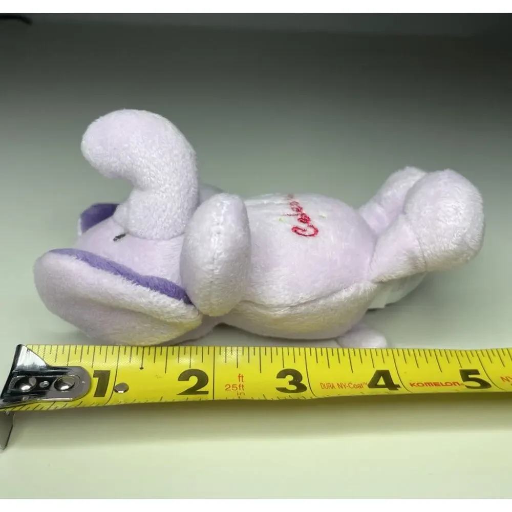 Vintage 2003 Kids II Purple Elephant Plush 5” Mini Small Stuffed Toy Celebrate